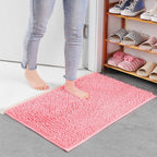Chenille Bath Mat | Ultra-Absorbent Non-Slip Plush Rug-Vibee Living