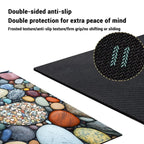 Diatomaceous Earth Bath Mat | Non-Slip Quick-Drying Stone-Print Mat-Vibee Living