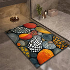 Diatomaceous Earth Bath Mat | Non-Slip Quick-Drying Stone-Print Mat-Vibee Living