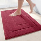 Microfiber Bath Mat | Soft Plush Non-Slip Bathroom Rug-Vibee Living