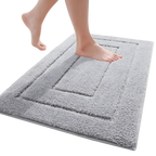 Microfiber Bath Mat | Soft Plush Non-Slip Bathroom Rug-Vibee Living