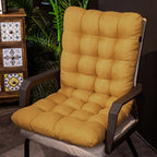 Outdoor Chair Cushion | Extended Back Seat Pad for Patio & Dining Chairs-Vibee Living