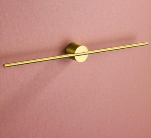 Single Bar Towel Rack | Wall-Mounted Rail with Central Mount-Vibee Living