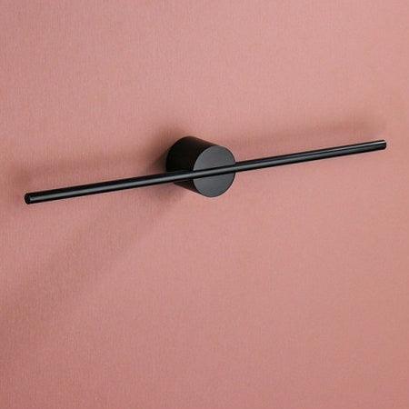Single Bar Towel Rack | Wall-Mounted Rail with Central Mount-Vibee Living