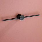 Single Bar Towel Rack | Wall-Mounted Rail with Central Mount-Vibee Living