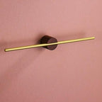 Single Bar Towel Rack | Wall-Mounted Rail with Central Mount-Vibee Living