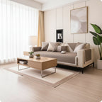 Textured Sofa Cover with Braided Trim | Non-Slip Lay-Over Slipcover-Vibee Living