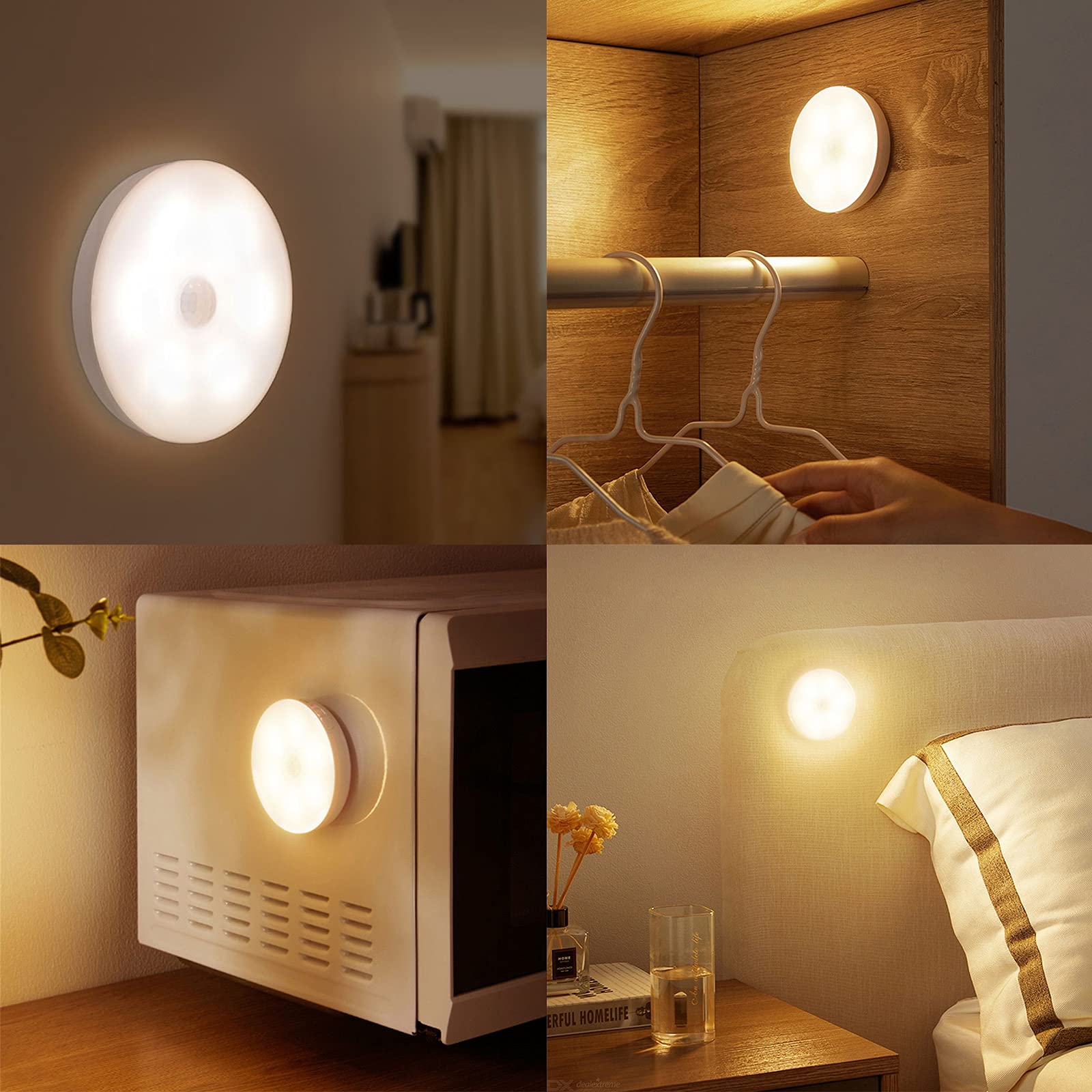 Wireless LED Motion Sensor Light | USB Rechargeable Magnetic Cabinet Light-Vibee Living