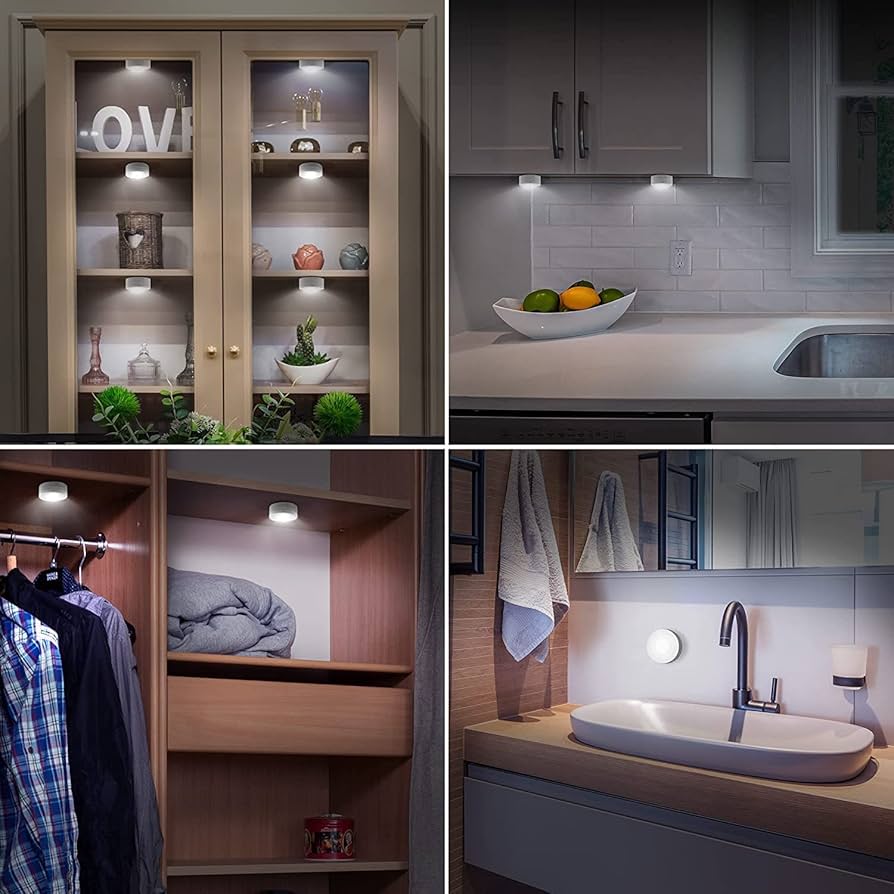 Wireless LED Motion Sensor Light | USB Rechargeable Magnetic Cabinet Light-Vibee Living
